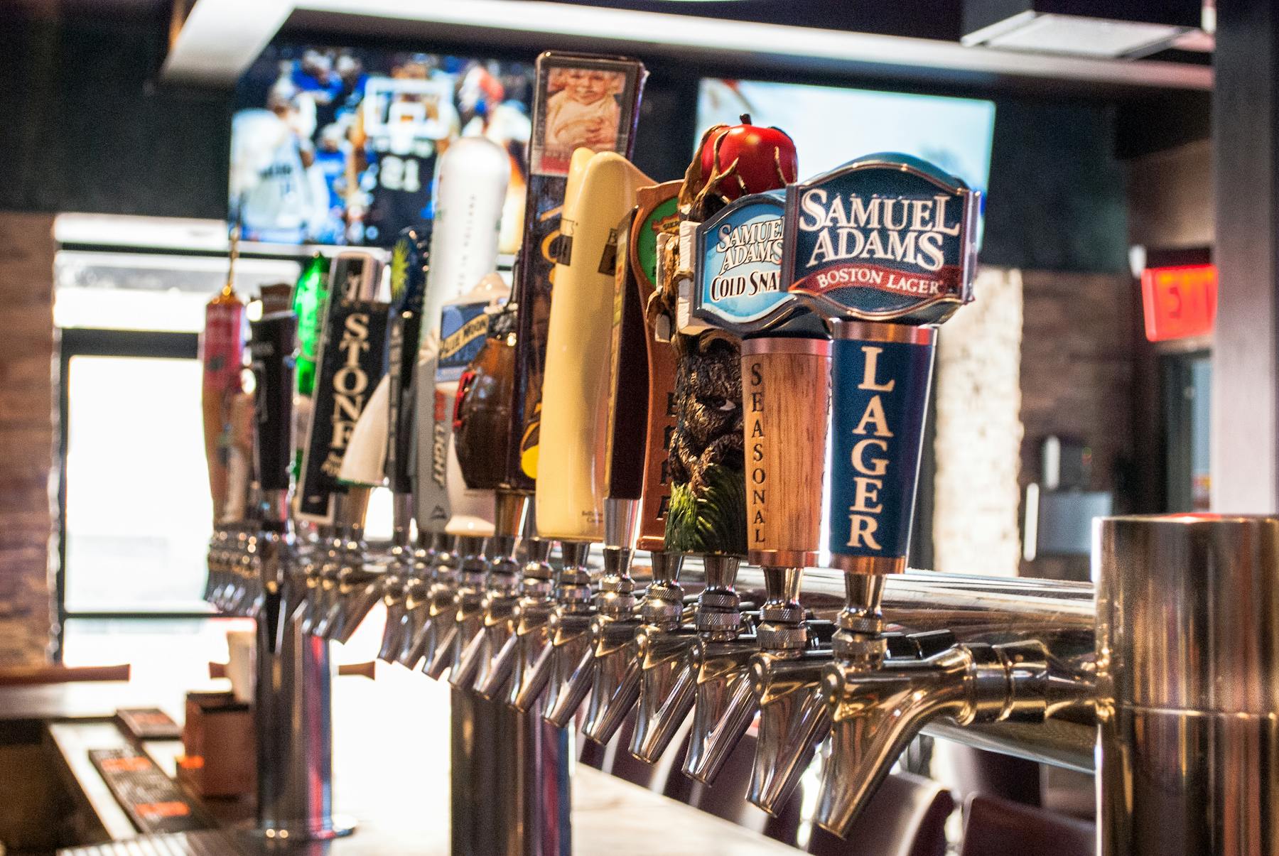 several beers